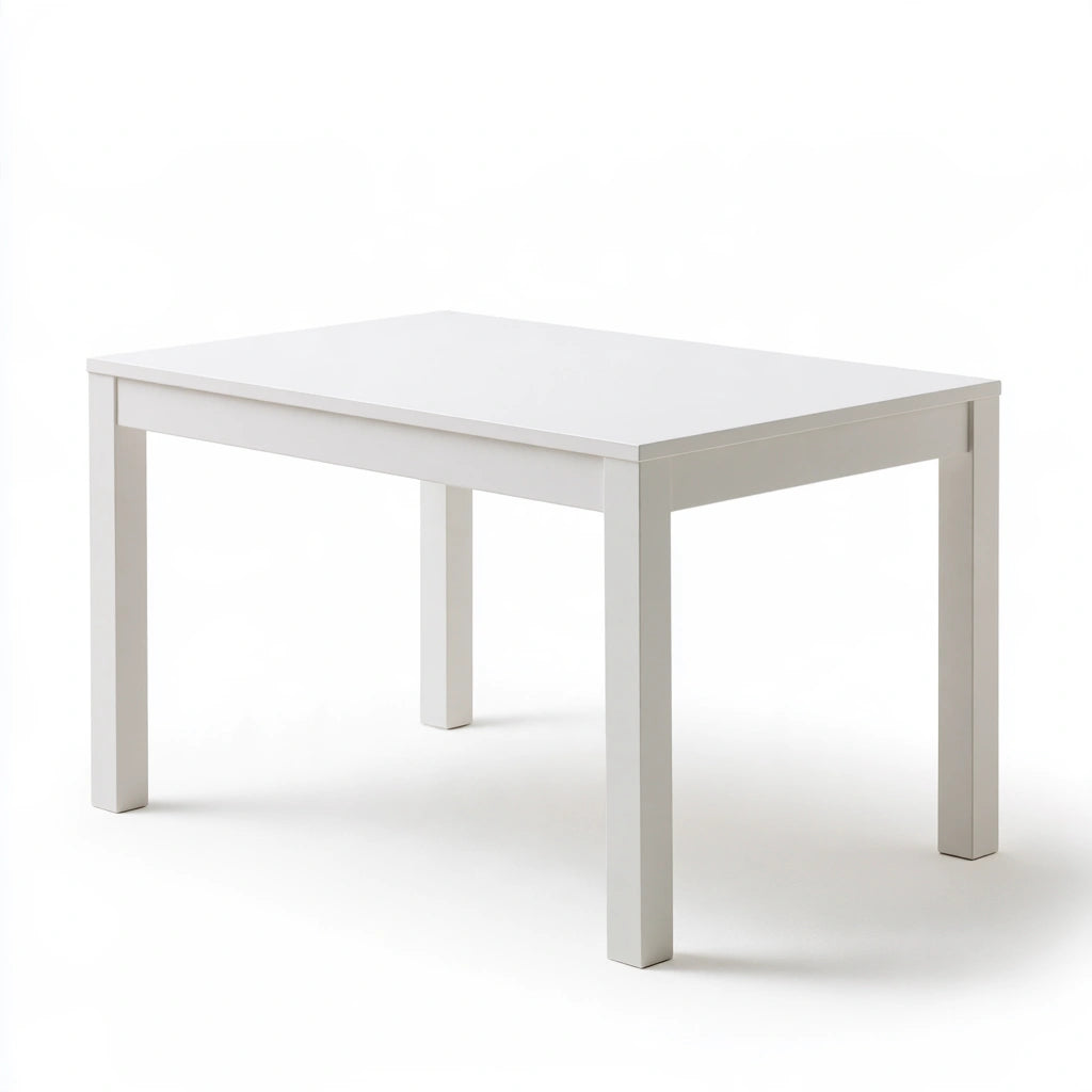 Table d'appoint rectangulaire en bois, coloris brun naturel