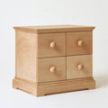 Commode à tiroirs en bois, coloris brun naturel