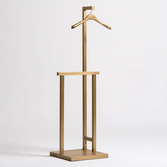 Valet de chambre en métal, coloris doré